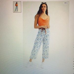 Free People Paisley Crop Pants by Winston White